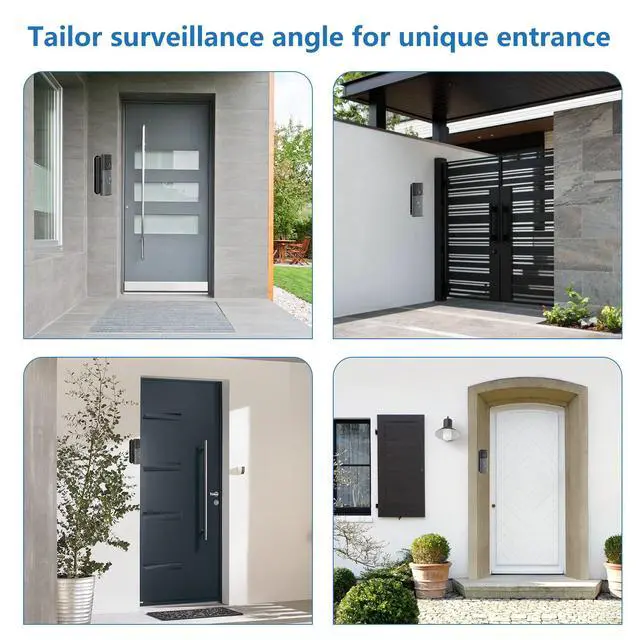Alt view image 7 of 7 - Ring Doorbell Angle Mount for Ring Doorbell (Newest Model), Widen View Kit | For Ring Battery Doorbell/Pro/Plus(2nd Gen)& Ring Wired Doorbell 2nd/Plus 2nd/Pro 3rd, 35-55° Adjustable Corner Mount