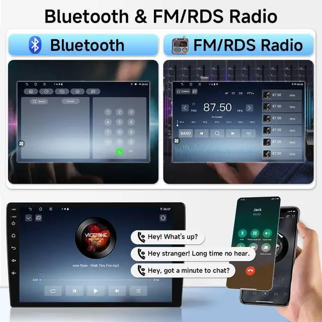 Alt view image 6 of 7 - Android 15 Car Stereo for Acura MDX 2007-2013 Wireless CarPlay | 9 Inch 1280x800 IPS Screen, Wireless Android Auto, 4GB+64GB, WiFi 6, Bluetooth 5.4, DSP Audio, GPS for Commutes & Road Trips