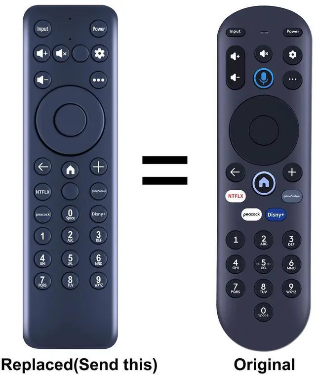 Alt view image 2 of 7 - New Replacement Remote Control for Pioneer Xumo TV CP-RC1NA-23 PN43-751-24U PN50-751-24U PN55-751-24U PN65-751-24U (No Voice Function)