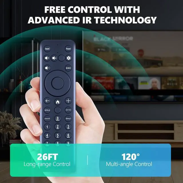 Alt view image 6 of 7 - New Replacement Remote Control for Pioneer Xumo TV CP-RC1NA-23 PN43-751-24U PN50-751-24U PN55-751-24U PN65-751-24U (No Voice Function)