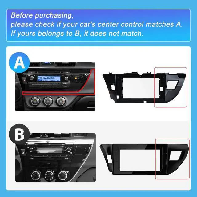 Alt view image 7 of 7 - Car Radio Stereo for Toyota Corolla 2014-2016 with Carplay Backup Camera | for Toyota Corolla 2014 2015 2016 with Carplay Android Auto Backup Camera Bluetooth