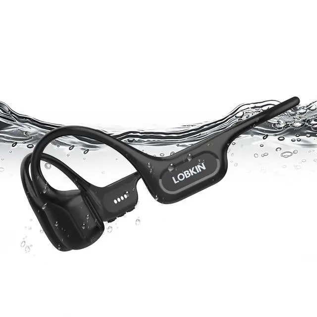 Main image of Bone Conduction & Air Conduction Headphones, IP68 Swimming Headphones, 32GB MP3 Open Ear Wireless Headphones with Bluetooth 6.1, ENC Noise Reduction for Swimming Sports Fitness