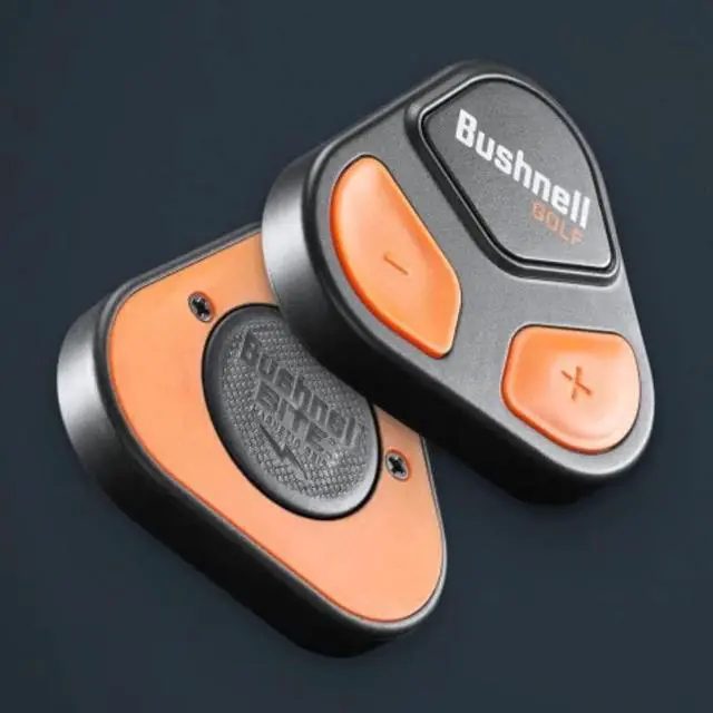 Alt view image 5 of 6 - Bushnell Wingman View Golf GPS Bluetooth Speaker with Ultimate Black Earbuds and Wall and Car Chargers Bundle, 7.3x3.2x3.1in
