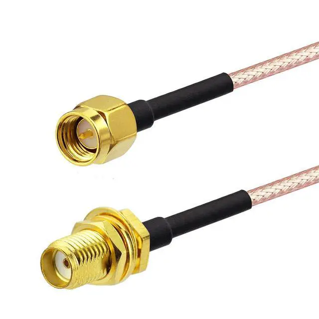 Alt view image 2 of 7 - SMA Male to Female 6inches RF Coax Cable & 5pcs Adapter Kit - SMA/SMA/RPSMA, All in one Convertor for WiFi/Ham Radio/GPS/3G 4G LTE Antennas and More