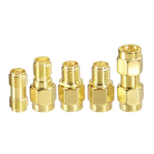 Alt view image 4 of 7 - SMA Male to Female 6inches RF Coax Cable & 5pcs Adapter Kit - SMA/SMA/RPSMA, All in one Convertor for WiFi/Ham Radio/GPS/3G 4G LTE Antennas and More