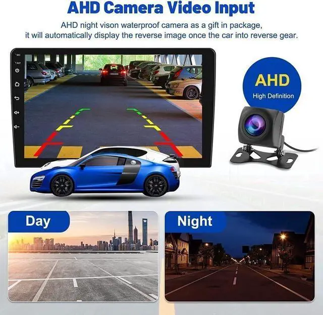 Alt view image 5 of 7 - Android 14 Double Din Car Stereo Radio for Ford Ranger 1998-2006 | 2G+32G 7" Touchscreen Car Radio w/Wireless Carplay Android Auto GPS WiFi Bluetooth RDS DSP SWC Mic Backup Camera