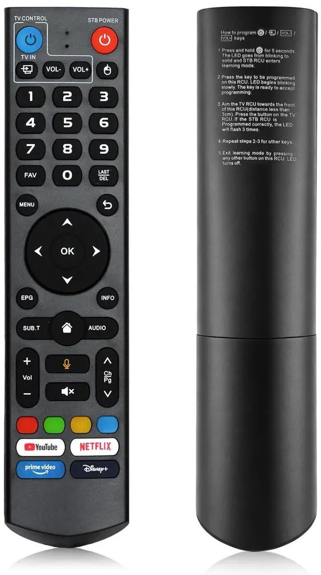 Main image of Replacement V3 Pro Voice Remote Control Compatible with vSeeBox V5 Pro / V3 Plus/V3 / V2 / V1 Pro/V1 Max/Elite/Max(Without Backlight Function)