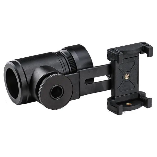 Alt view image 7 of 7 - Aluminum Scope Phone Adapter, Dual View Smartphone Mount | Dual-view design; stable phone alignment; fast mounting