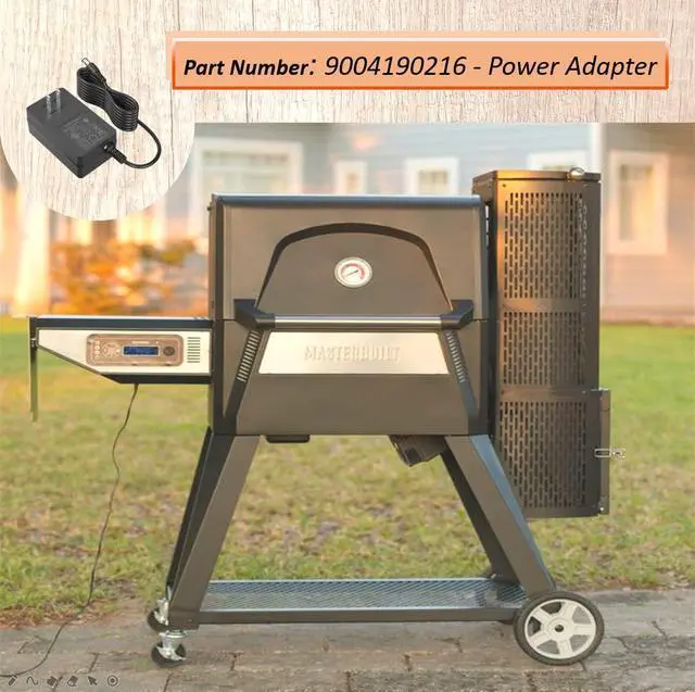 Alt view image 3 of 6 - 9004190216 - Power Adapter for Masterbuilt Gravity Series 560/800/1050 XL Digital Charcoal Grill and Smoker,Gravity Series Power Supply with 15 ft Long Cord