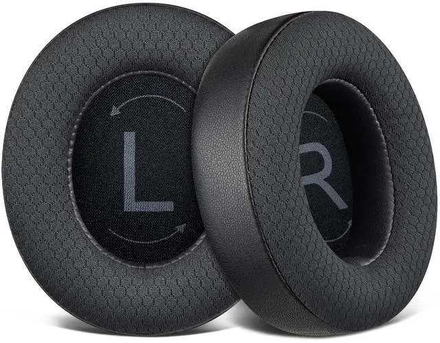 Main image of Mesh Earpads for Raycon Fitness/Everyday Headphones, Ear Pads Cushions with High-Density Memory Foam - Black