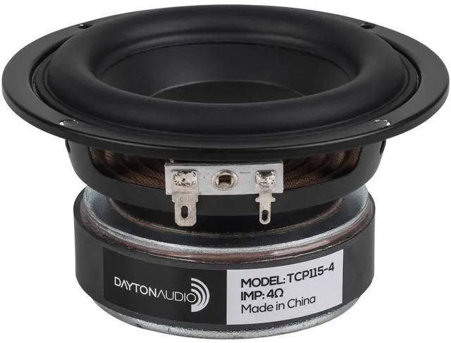 Main image of TCP115-4 4" Treated Paper Cone Midbass Woofer 4 Ohm