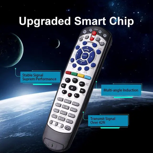 Alt view image 2 of 6 - New IR Remote Control Replecement for Dish Network 20.1 IR Satellite Receiver TV DVD VCR