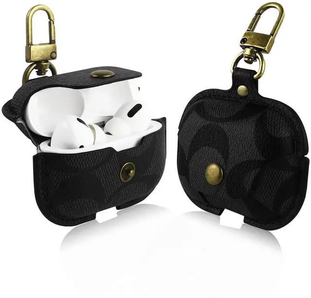 Main image of for AirPods 4 Case, Compatible with AirPods 4th Generation Case, Leather Full Body Shockproof Protective Cover for AirPods 4th Generation Cover, Random Pattern (C)