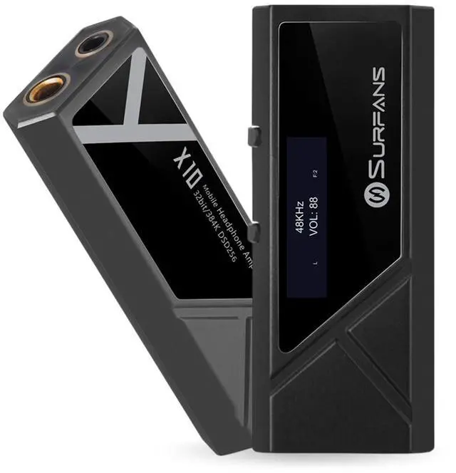 Main image of X10 Portable DAC Headphone Amplifier, USB-C DAC Dongle with 3.5mm & 4.4mm Balanced Outputs, Up to 522mW, ES9028Q2M Hi-Res Audio Adapter for IEMs/Headphones, iPhone/Android,PC/Mac