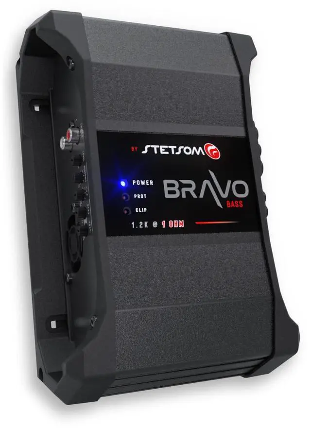 Alt view image 2 of 7 - Bravo BASS 1200 1 Ohm - Mono Car Amplifier, 1200.1 1.2K Watts RMS, Monoblock, 1 Stable Car Audio, HD Sound Quality, Crossover & Bass Boost, Car Stereo Speaker Subwoofer MD, Smart Coolers