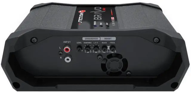 Alt view image 7 of 7 - Bravo BASS 1200 1 Ohm - Mono Car Amplifier, 1200.1 1.2K Watts RMS, Monoblock, 1 Stable Car Audio, HD Sound Quality, Crossover & Bass Boost, Car Stereo Speaker Subwoofer MD, Smart Coolers