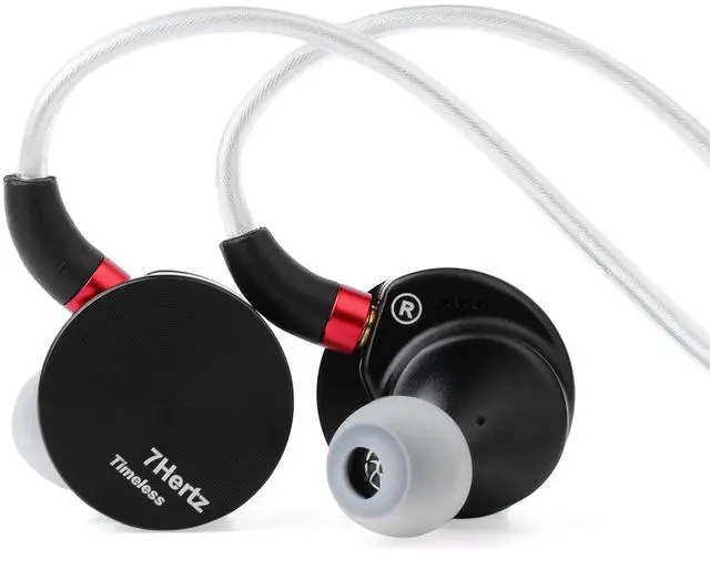 Main image of 7HZ Timeless 14.2mm Planar in Ear Monitor HiFi in-Ear Earphone | with CNC Aluminum Shell, Transparent Neutral Tuning, Detachable MMCX Cable for Instrumental Audiophiles, 3.5mm w/o Mic