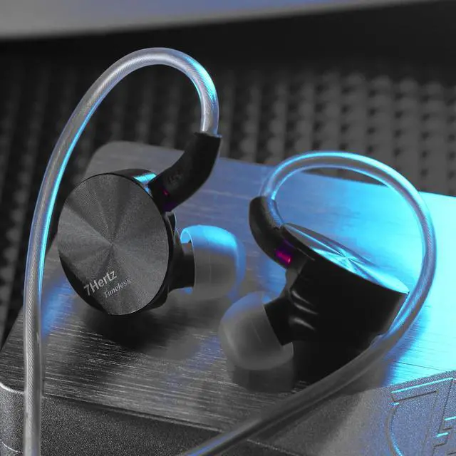 Alt view image 5 of 7 - 7HZ Timeless 14.2mm Planar in Ear Monitor HiFi in-Ear Earphone | with CNC Aluminum Shell, Transparent Neutral Tuning, Detachable MMCX Cable for Instrumental Audiophiles, 3.5mm w/o Mic