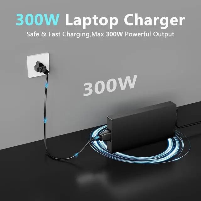 Alt view image 6 of 6 - 300W/330W/245W Charger Compatible with Lenovo Legion 5 5i 7 Pro 5 | Compatible with Lenovo Legion 5 15AHP10 83M0 5i 16IAX10 83NX 7 16IAX10 83KY Pro 5 16ADR10 83LT, Laptop Charger