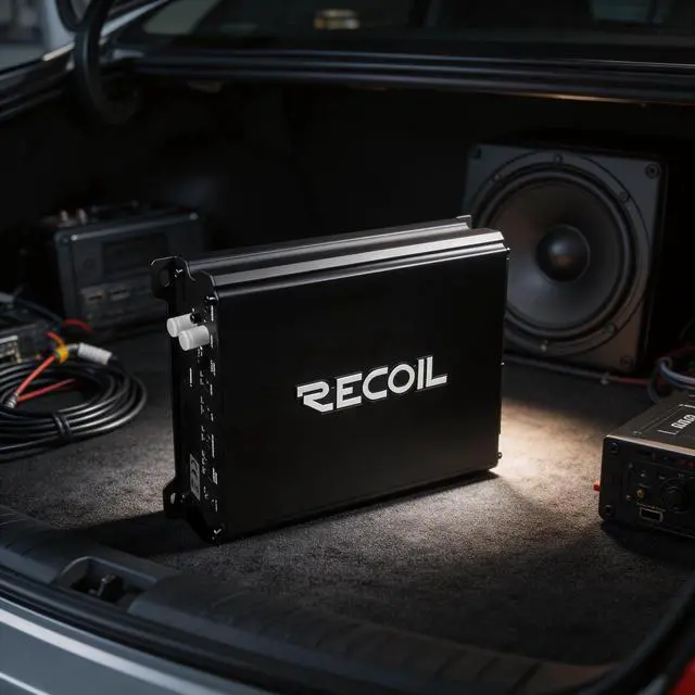 Alt view image 5 of 6 - DI600.1 Class-D Car Audio Mono-Block Subwoofer Amplifier 1200W Max | 2/4 Ohm Stable Mosfet Power Supply Remote Bass Knob