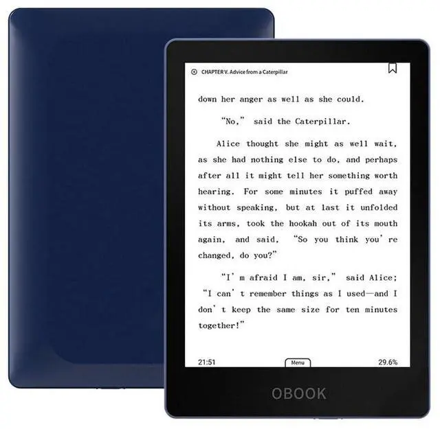 Main image of 6 eReader (32G), 6" 300ppi Glare-Free Display, Android, Adjusting Front Light, Long of Battery Life, Dark Mode Option, eBook Readers Devices