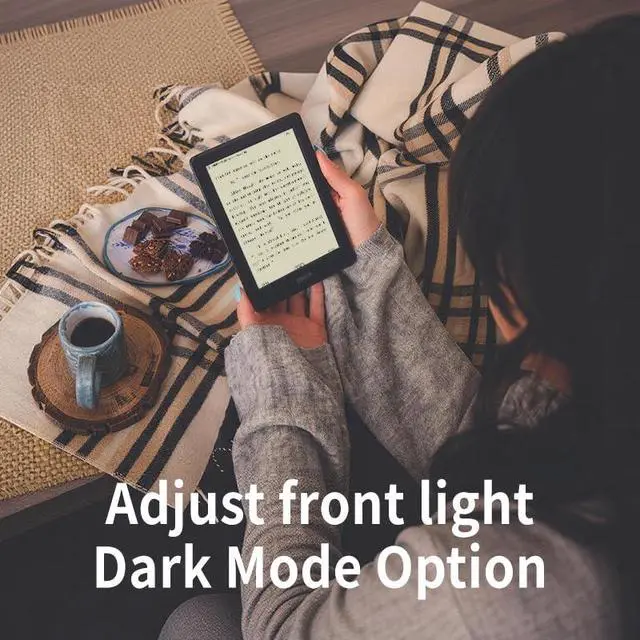 Alt view image 4 of 6 - 6 eReader (32G), 6" 300ppi Glare-Free Display, Android, Adjusting Front Light, Long of Battery Life, Dark Mode Option, eBook Readers Devices