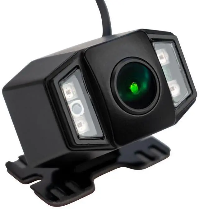 Main image of Universal HD Front or Rear Backup Camera with Night Vision & Multiple Mounting Bracket Options, IP67 Waterproof, Parking Lines, Ultra Wide Viewing Angle, Works with Most Aftermarket Radios