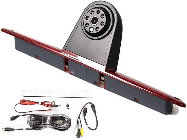 Main image of 3rd Brake Lamp Casing with Backup Camera Roof Mount Fit for 2007-2018 Mercedes-Benz Sprinter, Dodge Sprinter, VW Crafter Vans Rear View Reverse Parking Camera with 6 IR LEDs