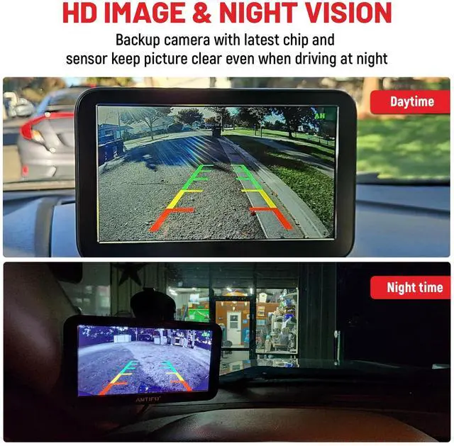 Alt view image 4 of 7 - 3rd Brake Lamp Casing with Backup Camera Roof Mount Fit for 2007-2018 Mercedes-Benz Sprinter, Dodge Sprinter, VW Crafter Vans Rear View Reverse Parking Camera with 6 IR LEDs