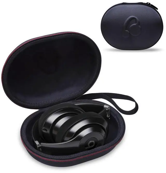 Main image of Headphones Carrying Case, Black | Compatible with Beats Studio Pro, Solo 4, Studio 3, Solo 3, Solo 2 Over-Ear Headphones