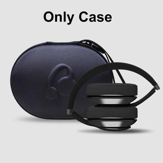 Alt view image 6 of 7 - Headphones Carrying Case, Black | Compatible with Beats Studio Pro, Solo 4, Studio 3, Solo 3, Solo 2 Over-Ear Headphones