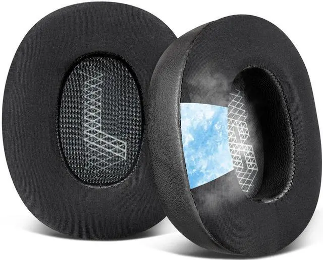 Main image of Cooling Gel Replacement Ear Pads for JBL E65BTNC/Live 650BTNC/Live 770NC/Live 660NC/Duet NC Over-Ear Headphones, Earpads Cushions with Noise Isolation Foam - Black