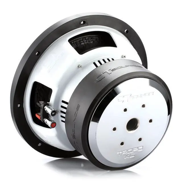 Alt view image 3 of 5 - TROPO-XL-10-D2 2000 Watts Max 10 Inch Car Subwoofer Dual 2 Ohm