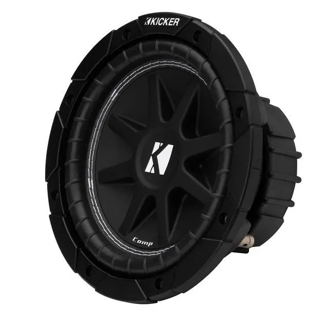 Alt view image 4 of 7 - 43C84 Comp 8" Subwoofer, Single Voice Coil, 4-Ohm | punchy low end for sealed or ported enclosures, compact fit for tight trunk builds, pairs well with mono amplifiers