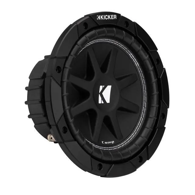 Alt view image 6 of 7 - 43C84 Comp 8" Subwoofer, Single Voice Coil, 4-Ohm | punchy low end for sealed or ported enclosures, compact fit for tight trunk builds, pairs well with mono amplifiers