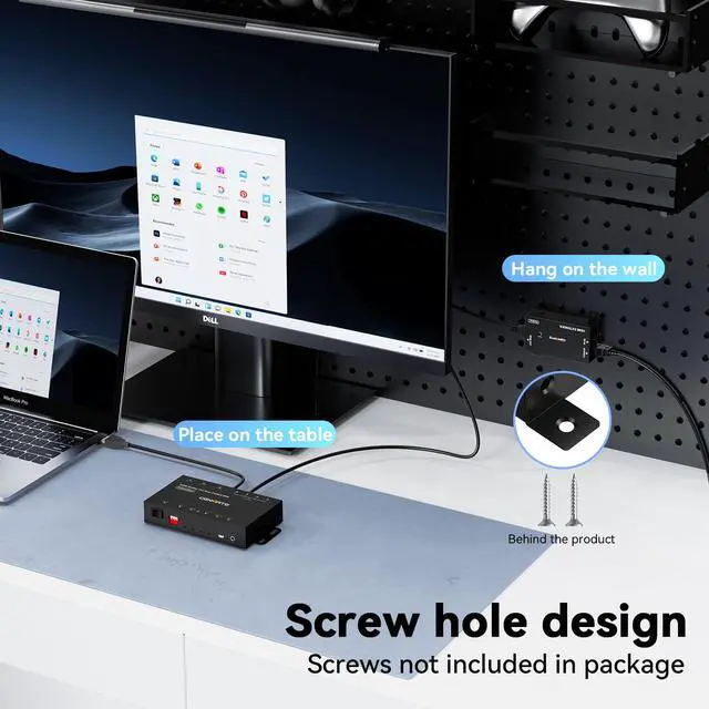 Alt view image 6 of 7 - 1x4 HDMI Extender Splitter, Up to 165FT Over CAT5e/6/7, 8 Channel Transmission with 1 HDMI Loop Out, Supports IR, 3D, HDCP, EDID, POC