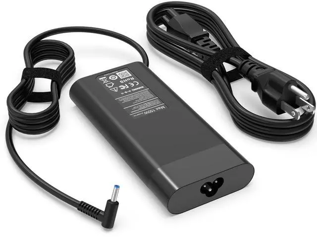 Main image of 150W Laptop Charger Compatible with HP ZBook 15 16 17 15U 15V Fury G7 G8,Studio Power G9/G8/G7/G6/G5/G4/G3,OMEN Pavilion Victus AC Adapter Power Supply Cord