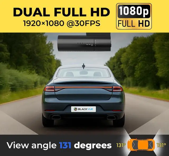 Alt view image 2 of 7 - DR590X Plus, 1080P+1080P Dash Cam Front and Rear, Free 32GB Card | STARVIS, Hardwire Cable Included, 24H Parking Mode, Wi-Fi, GPS, App Control, Cloud Connectivity