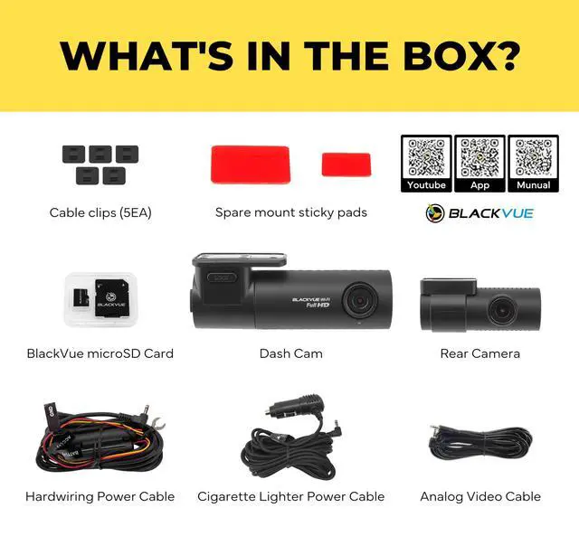 Alt view image 7 of 7 - DR590X Plus, 1080P+1080P Dash Cam Front and Rear, Free 32GB Card | STARVIS, Hardwire Cable Included, 24H Parking Mode, Wi-Fi, GPS, App Control, Cloud Connectivity