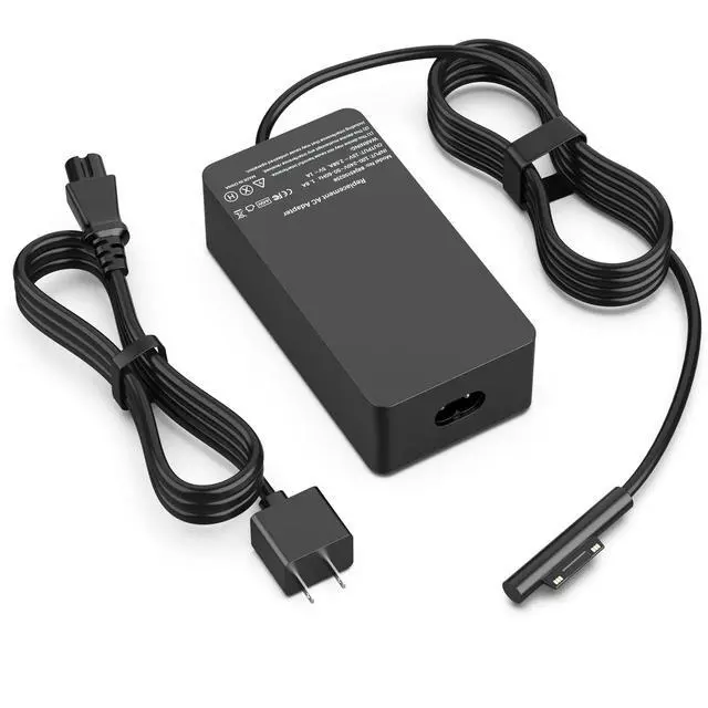 Main image of Surface Pro Charger 44W Compatible with Microsoft Surface Pro 7 6 5 4 3, Surface Laptop 3 2 1, Surface Go, Surface Book Power Adapter 15V 2.58A Magnetic Connector with USB Port, Replacement Charger