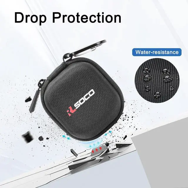 Alt view image 5 of 6 - Carrying Case for Bose QuietComfort Ultra (2nd Gen)/QuietComfort Earbuds II/QuietComfort Ultra Wireless Noise Cancelling Earbuds - Black (Case Only)