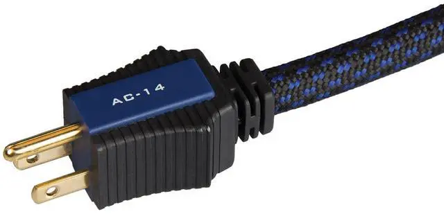 Main image of AC-14 Audiophile Power Cable AC Cord Upgrade for Audio, Video and Electronic Gear 3 Prong (2 Meter)