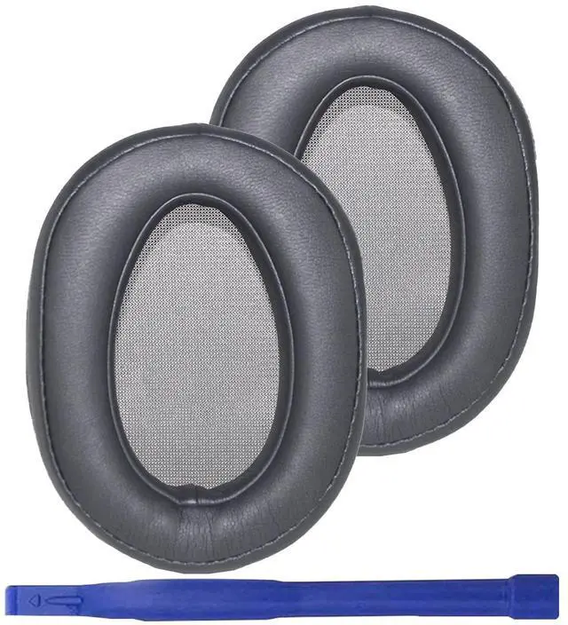 Main image of WH-H900N Replacement Ear Pads Protein PU Leather Ear Cushion Compatible with Sony WH-H900N and MDR-100ABN Headphones (Dark Grey)