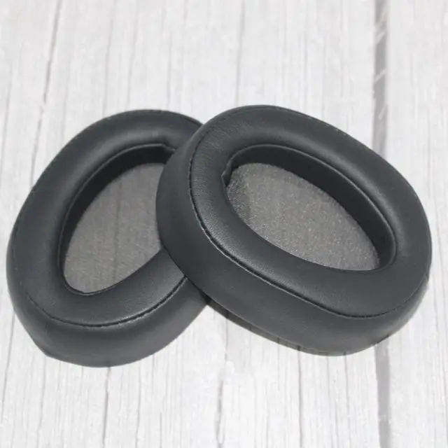 Alt view image 6 of 7 - WH-H900N Replacement Ear Pads Protein PU Leather Ear Cushion Compatible with Sony WH-H900N and MDR-100ABN Headphones (Dark Grey)