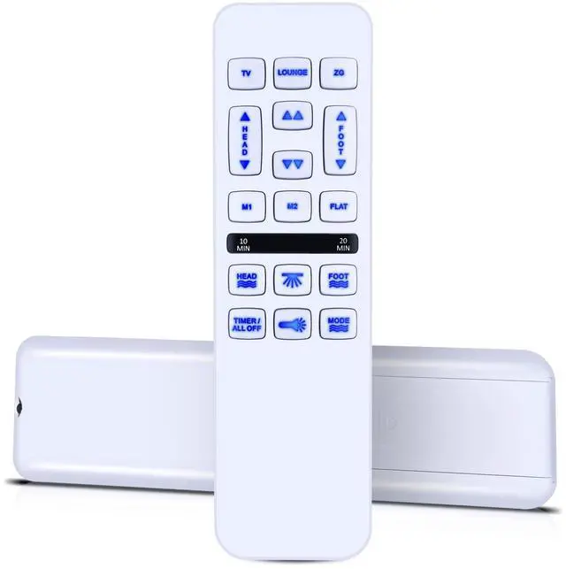 Main image of Universal Replacement Remote for Mlily/Bedtech/Richmat/Mattress Firm/iDealBed HJH55,600 or 3000 Control Box,HJC18,Custom Comfort Adjustable Bed Base