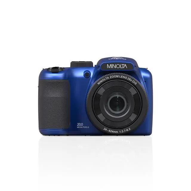 Alt view image 2 of 7 - MN26Z ProShot 20MP Camera, 26X Optical Zoom, 1080p Video (Blue)