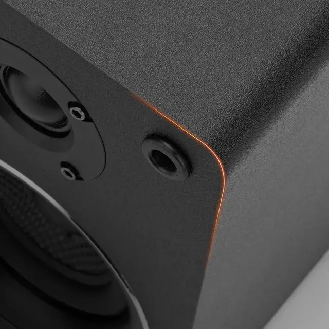 Alt view image 6 of 7 - 40W*2 Passive Bookshelf Speakers for Home Theater Surround Sound, Stereo, and Passive Near Field Monitor, 2-WayRequires a Receiver or Amplifier (Black, Pair)