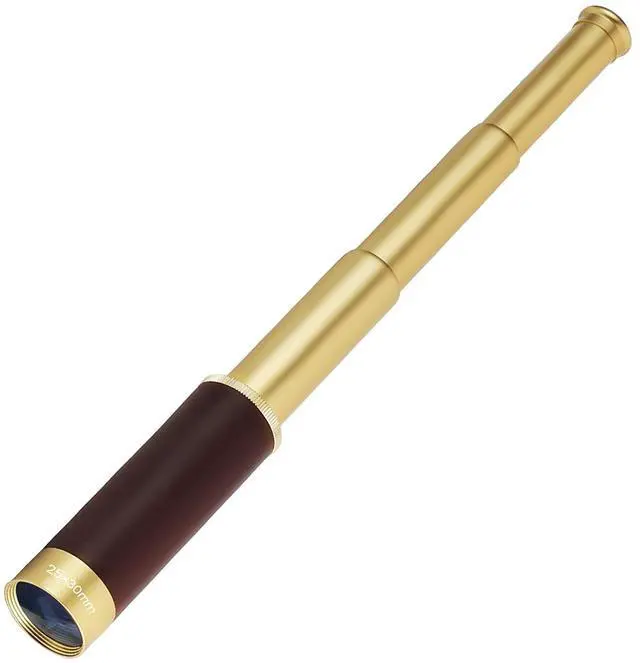 Main image of Pirate Spyglass Telescope, Caribbean Collapsible Spyglass 25x30 High Powered Zoomable Pirate Monocular Telescope Handheld Telescope Pirate Spyglass for Bird Watching Hunting Hiking Travelling