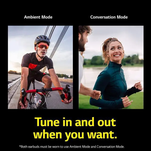 Alt view image 6 of 7 - Tone Free Fit TF8 - IP67 Sports Wireless Earbuds with Plug & Wireless, Secure & Comfort Fit, ANC, UVnano, Multi-Point, 30 Hours Long Lasting Battery, Meridian Sound