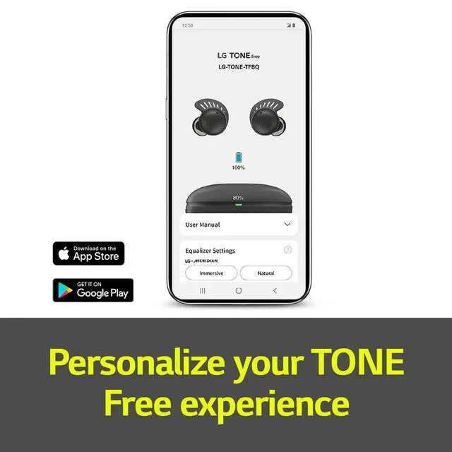 Alt view image 7 of 7 - Tone Free Fit TF8 - IP67 Sports Wireless Earbuds with Plug & Wireless, Secure & Comfort Fit, ANC, UVnano, Multi-Point, 30 Hours Long Lasting Battery, Meridian Sound